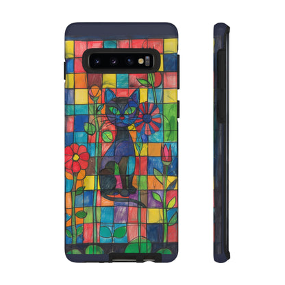 Artistic cat phone case for Google Pixel