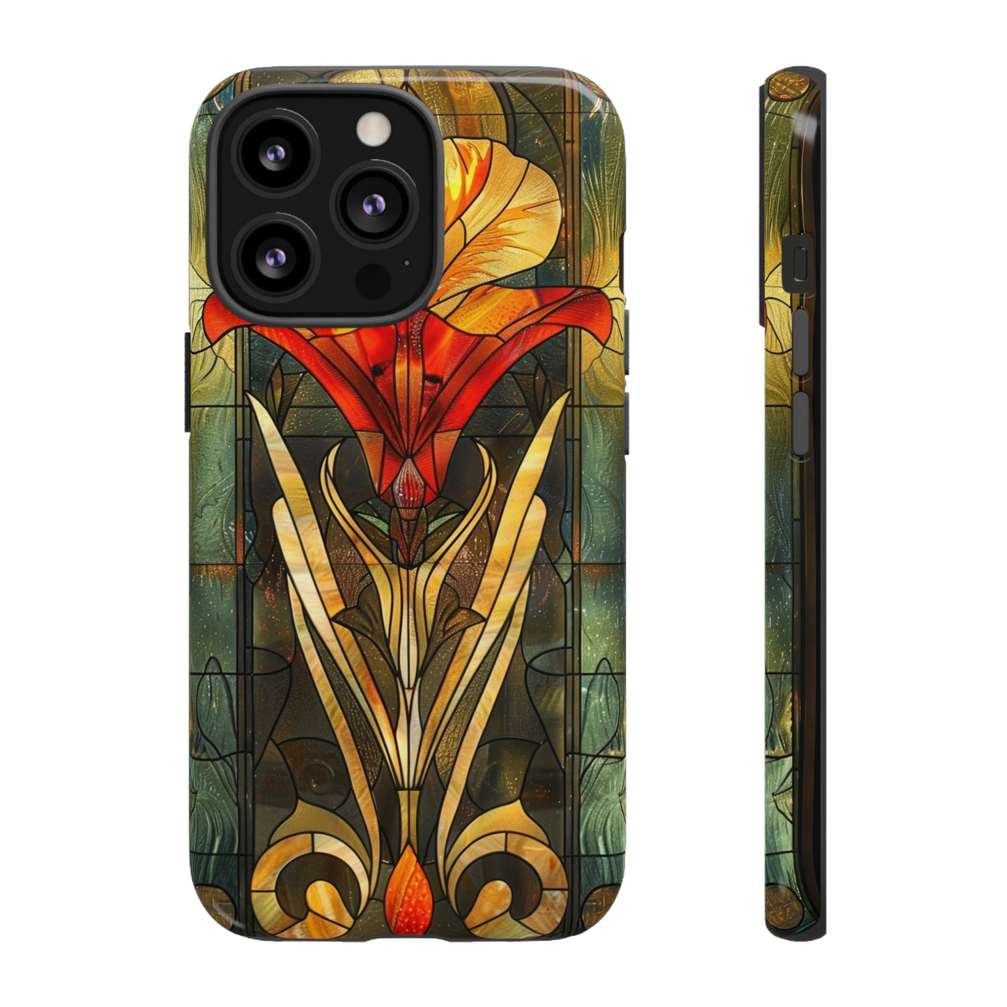 Art Deco Stained Glass floral Phone Case