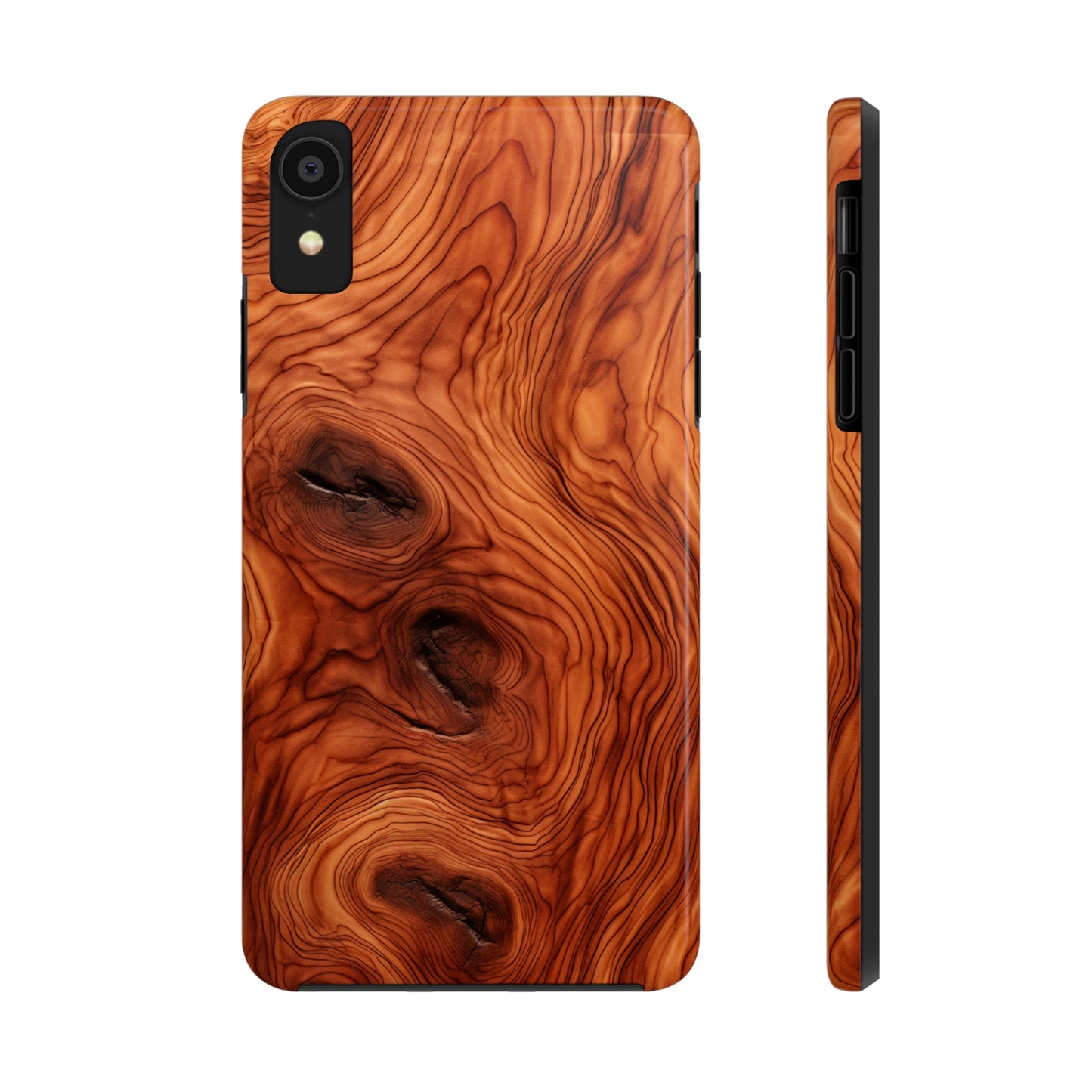 Elegant Timber: Faux Oak Wood Pattern | Dazzling Nature-Inspired iPhone Case