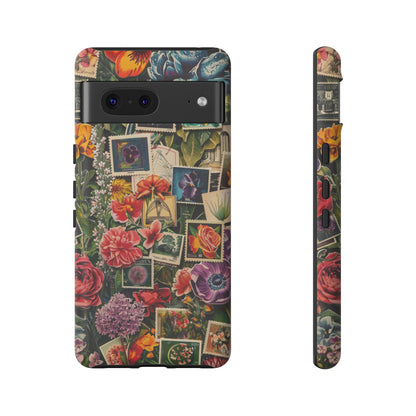 Vintage Floral Stamps Phone Case