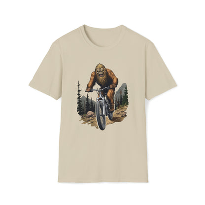 Ride Through the Woods with Bigfoot T-shirt: Unveil the Mountain Bike Adventure Shirt!