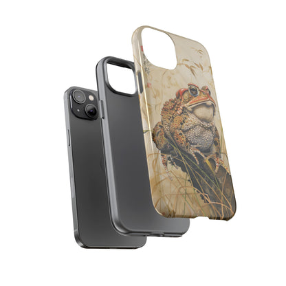 Toad on a Branch Japanese Style Art Painting Phone Case