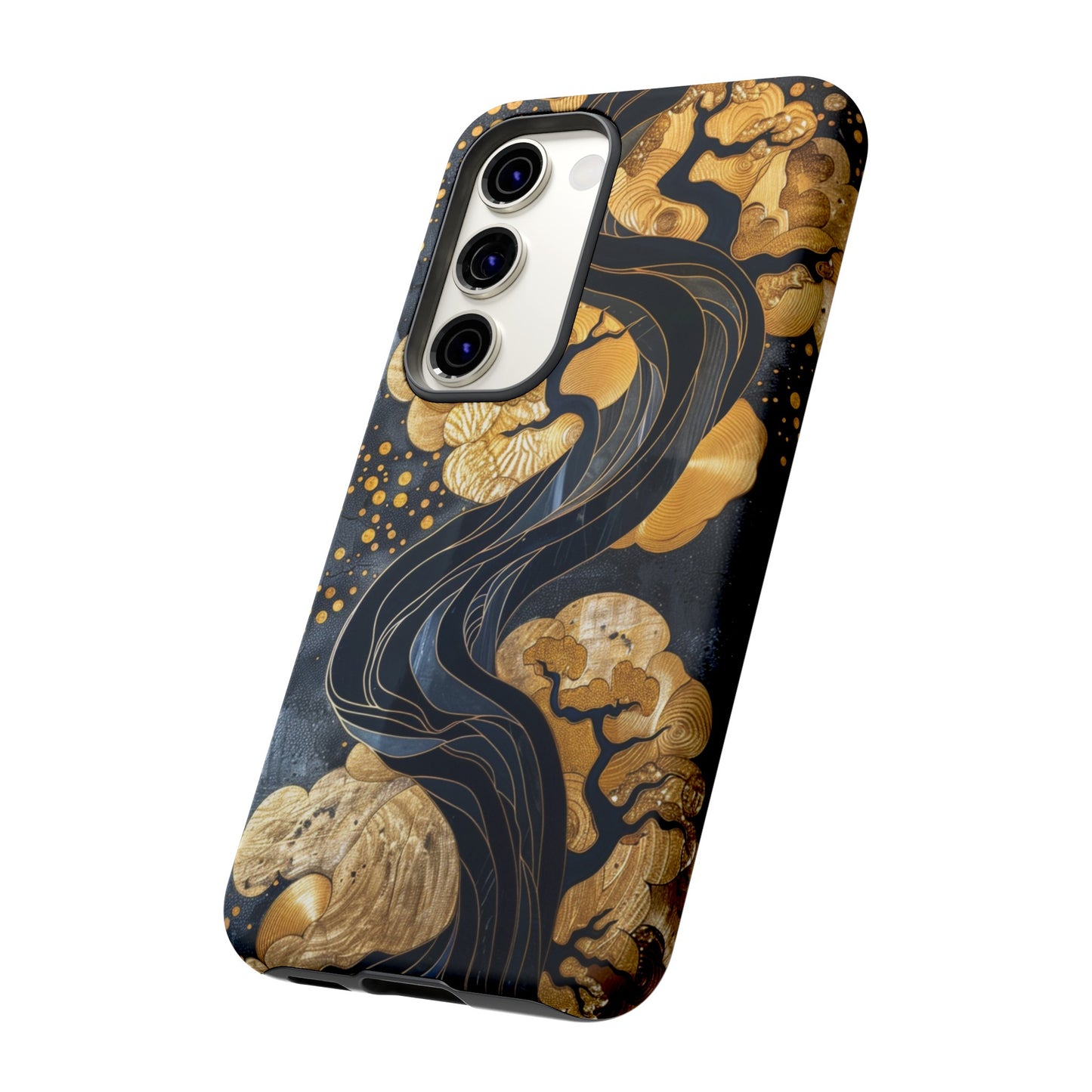 Gold and Silver Tree of Life Design Phone Case