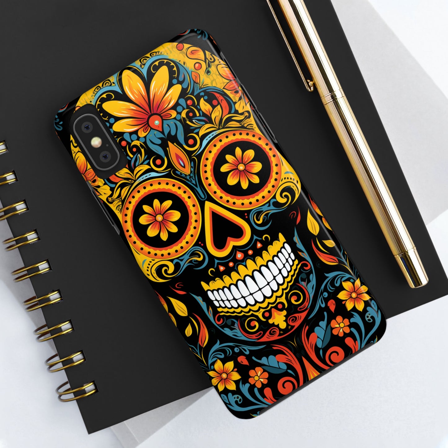 Sugar Skull iPhone Case | Dia de los Muertos Design for Apple iPhone