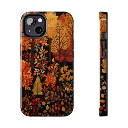 Forest Embroidered Style Phone Case
