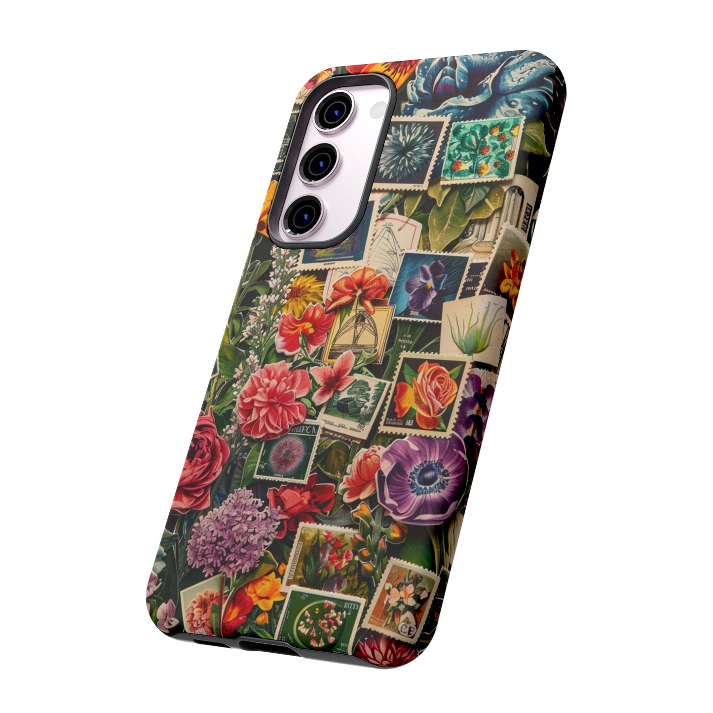 Vintage Floral Stamps Phone Case