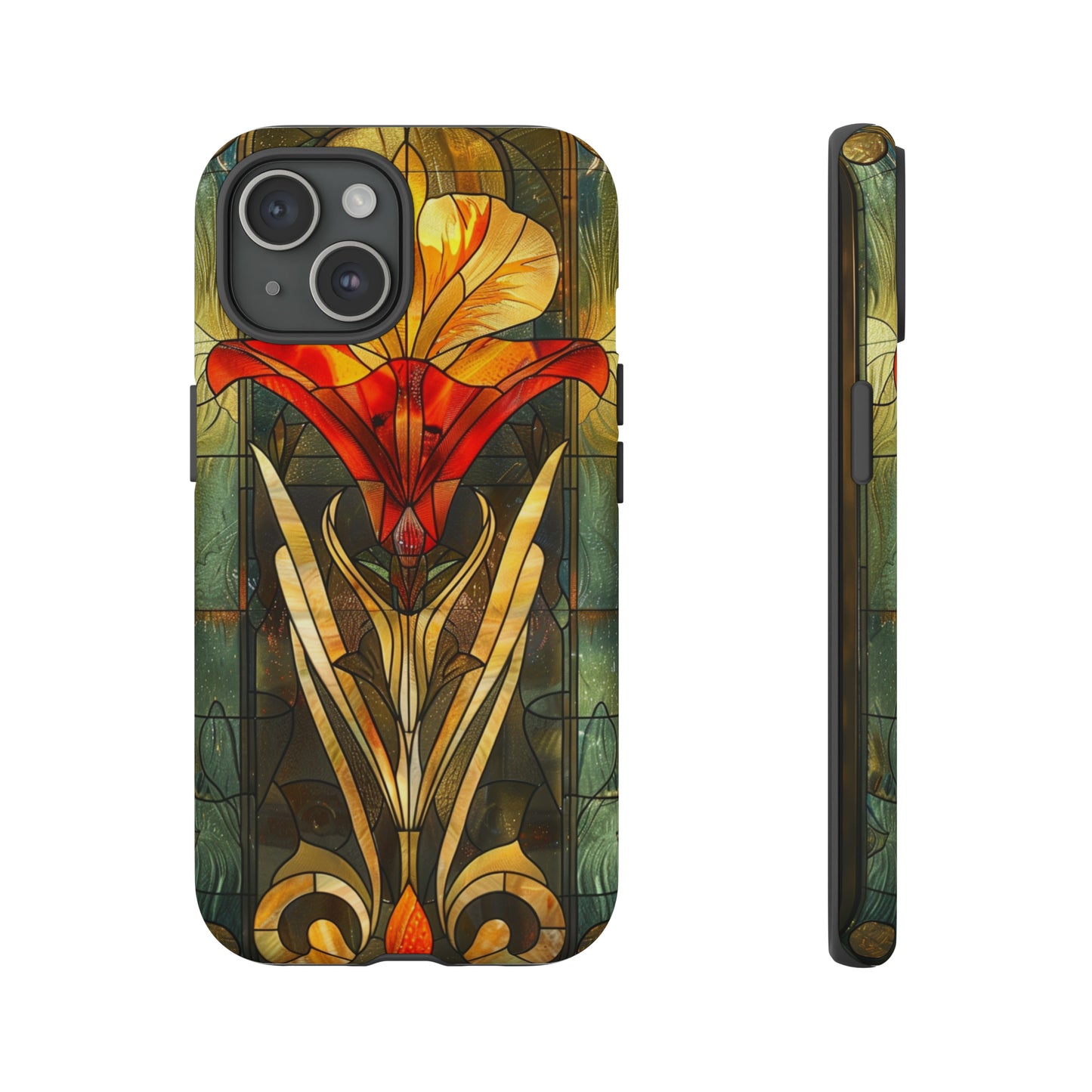 Art Deco Stained Glass floral Phone Case