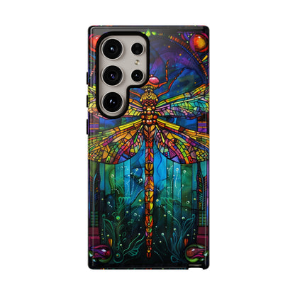 Art Deco Stained Glass Dragonfly Phone Cover