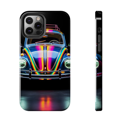 iPhone Case | Colorful Journeys: Psychedelic VW Bug iPhone Tough Case