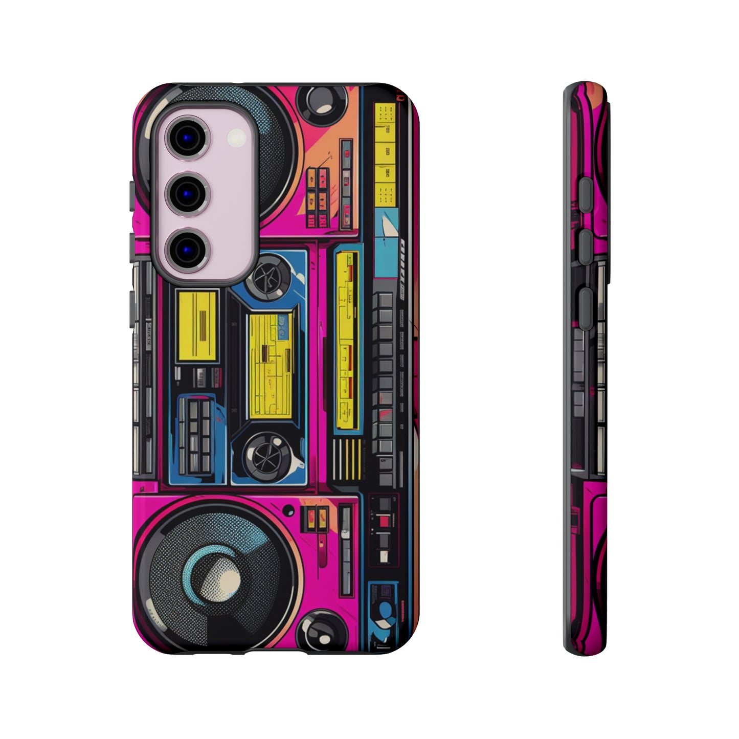 Boombox Hip Hop Music iPhone Case | Embrace Retro Vibes with Urban Beats for Google Pixel, iPhone, and Samsung Cases