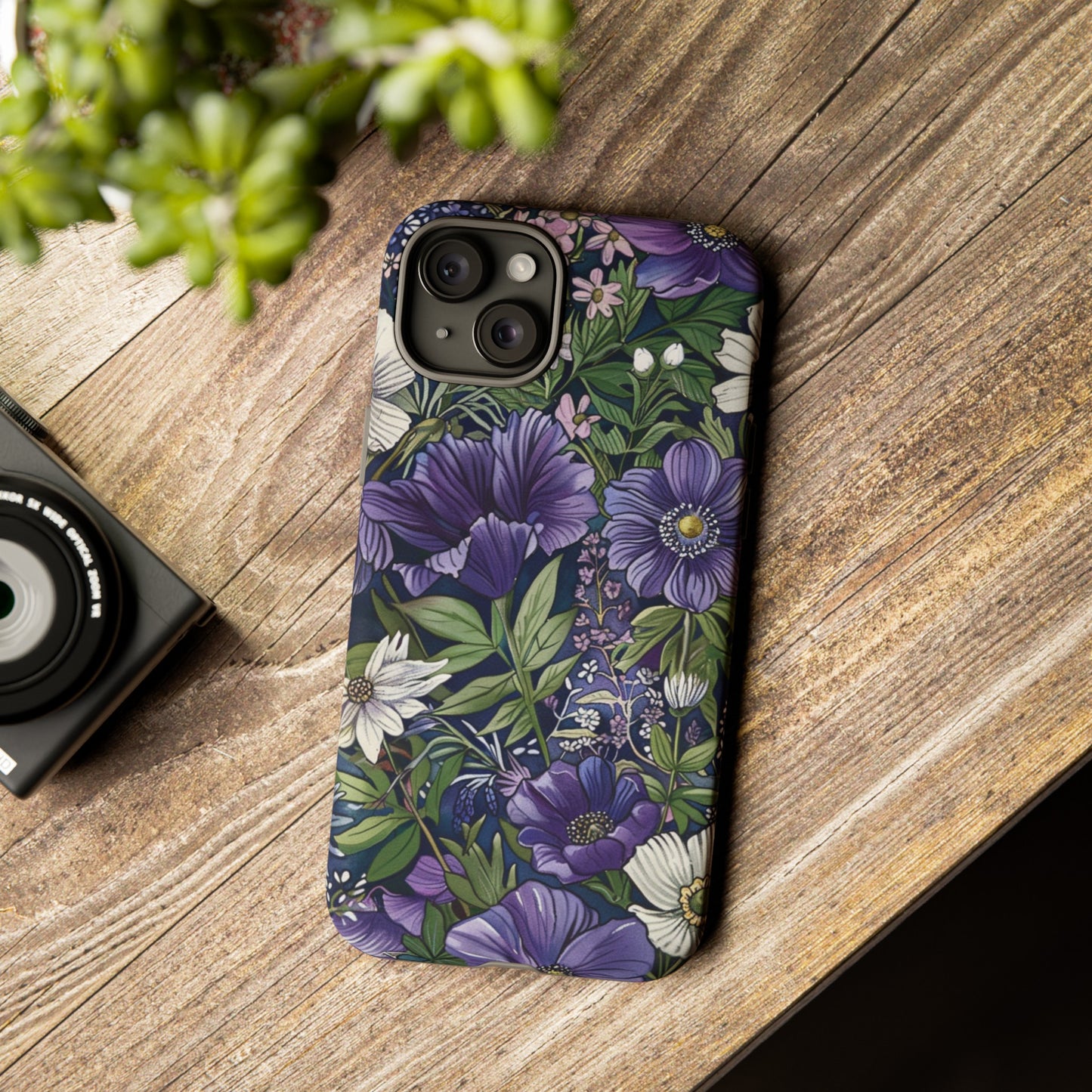 Floral Sage Purple Wildflower Phone Case