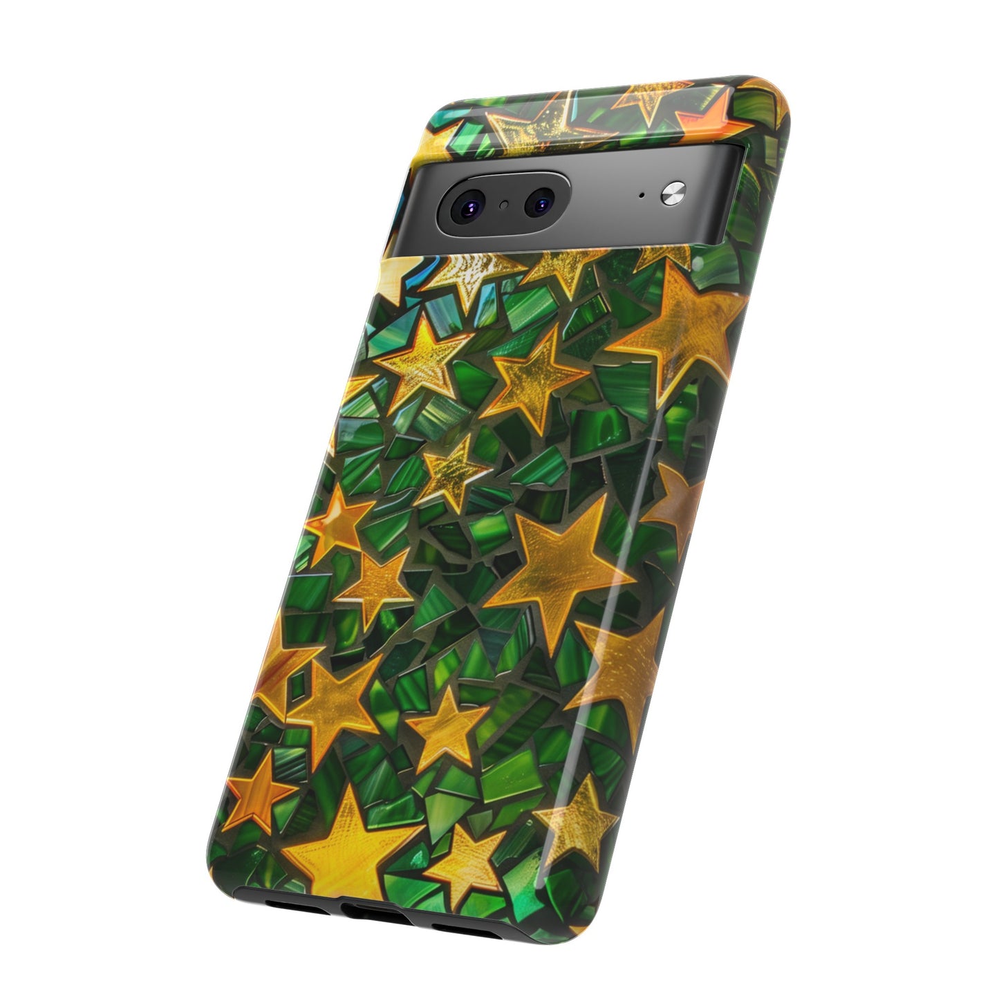 Green Celestial Stained Glass Mosaic Phone Case