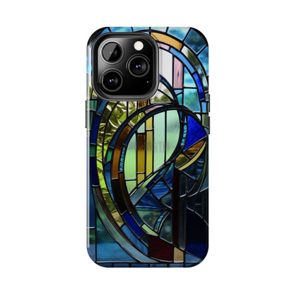 Stained Glass Floral: Art Deco Delight | Boho Chic Tough Case for iPhone & Samsung Galaxy Models