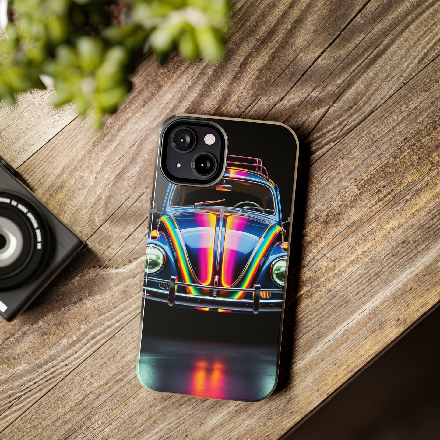 iPhone Case | Colorful Journeys: Psychedelic VW Bug iPhone Tough Case