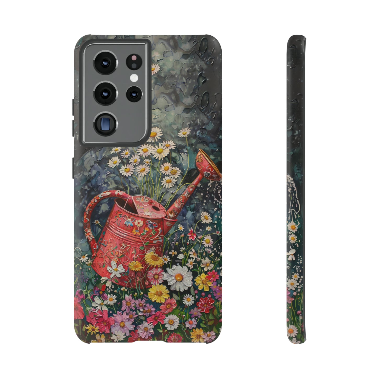 Flowers and Watering Can Floral Oil Painting Phone Case