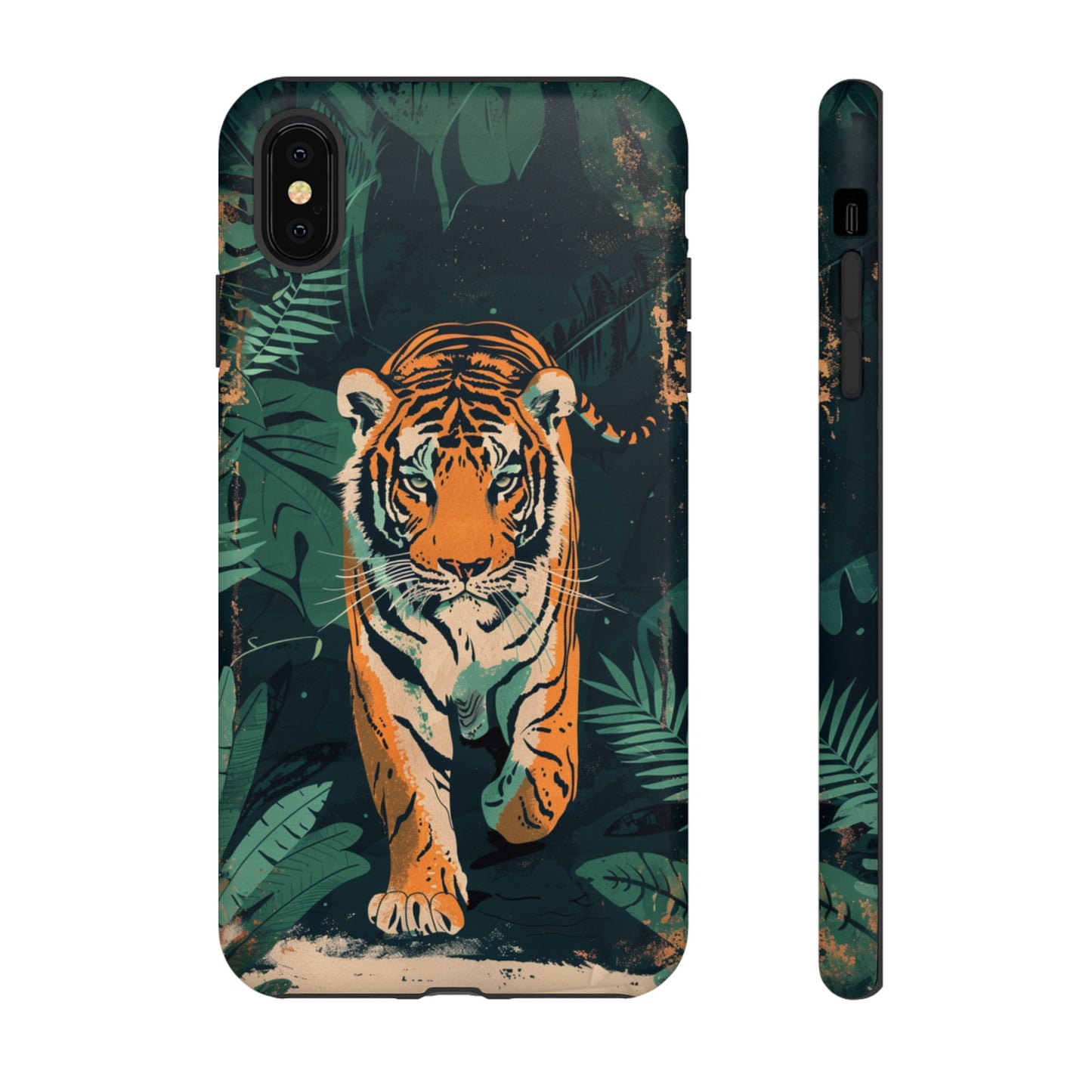 Retro Jungle Tiger Phone Case