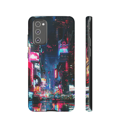 Cyberpunk Tokyo Cityscape Phone Case