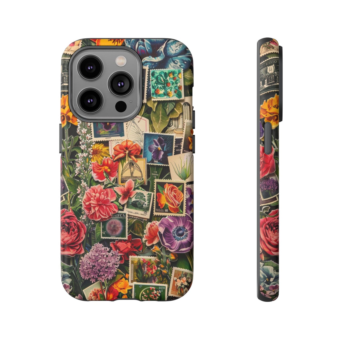 Vintage Floral Stamps Phone Case