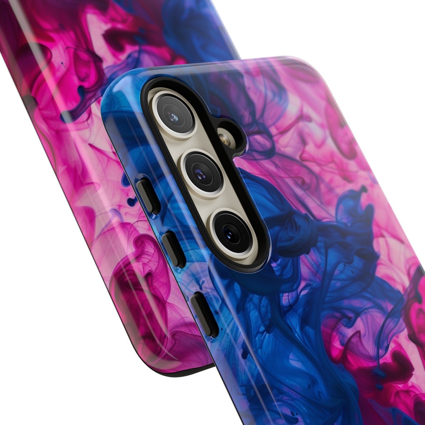 Magenta and Blue Color Explosion Phone Case