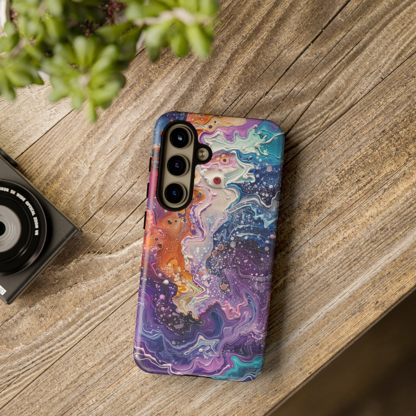 Trippy Psychedelic Color Waves Phone Case