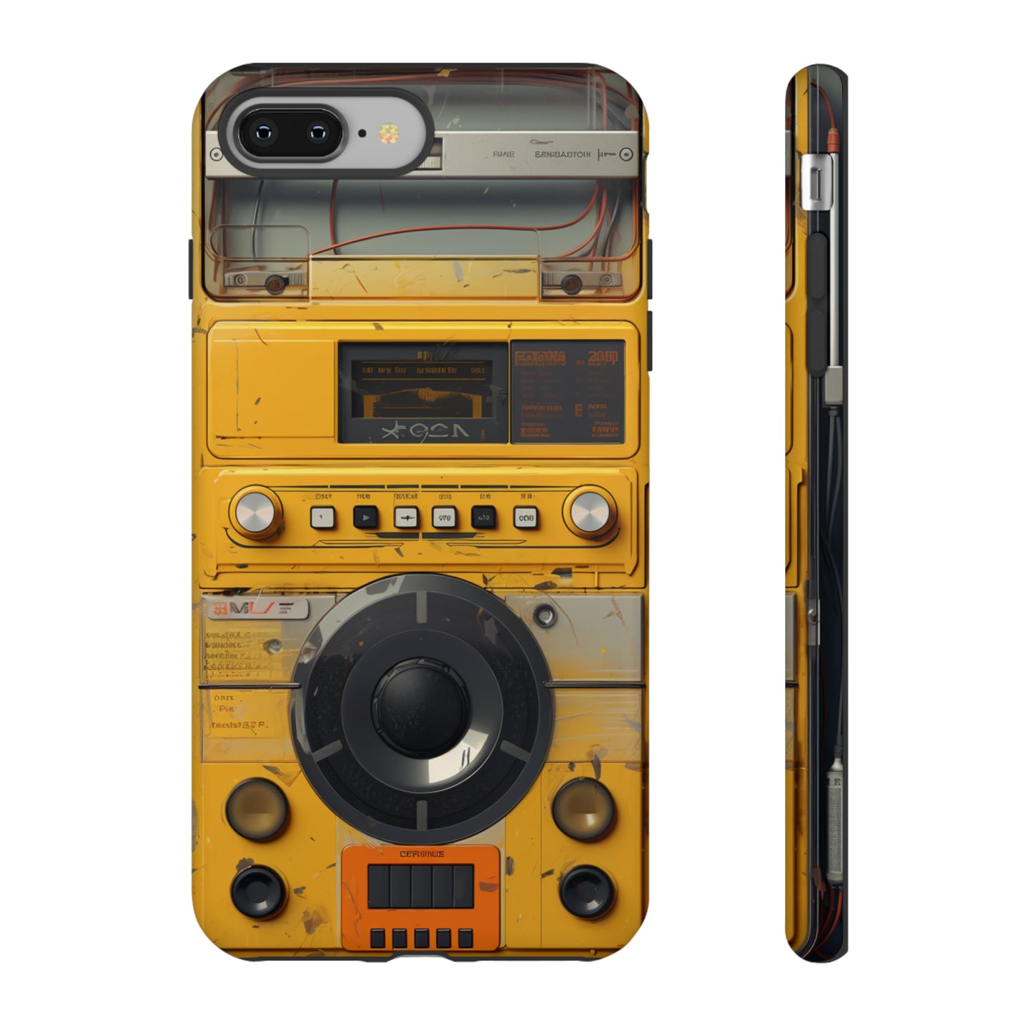 Cyberpunk Techno Gadget Walkman: Premium Phone Tough Case for iPhone, Samsung Galaxy, and Google Pixel