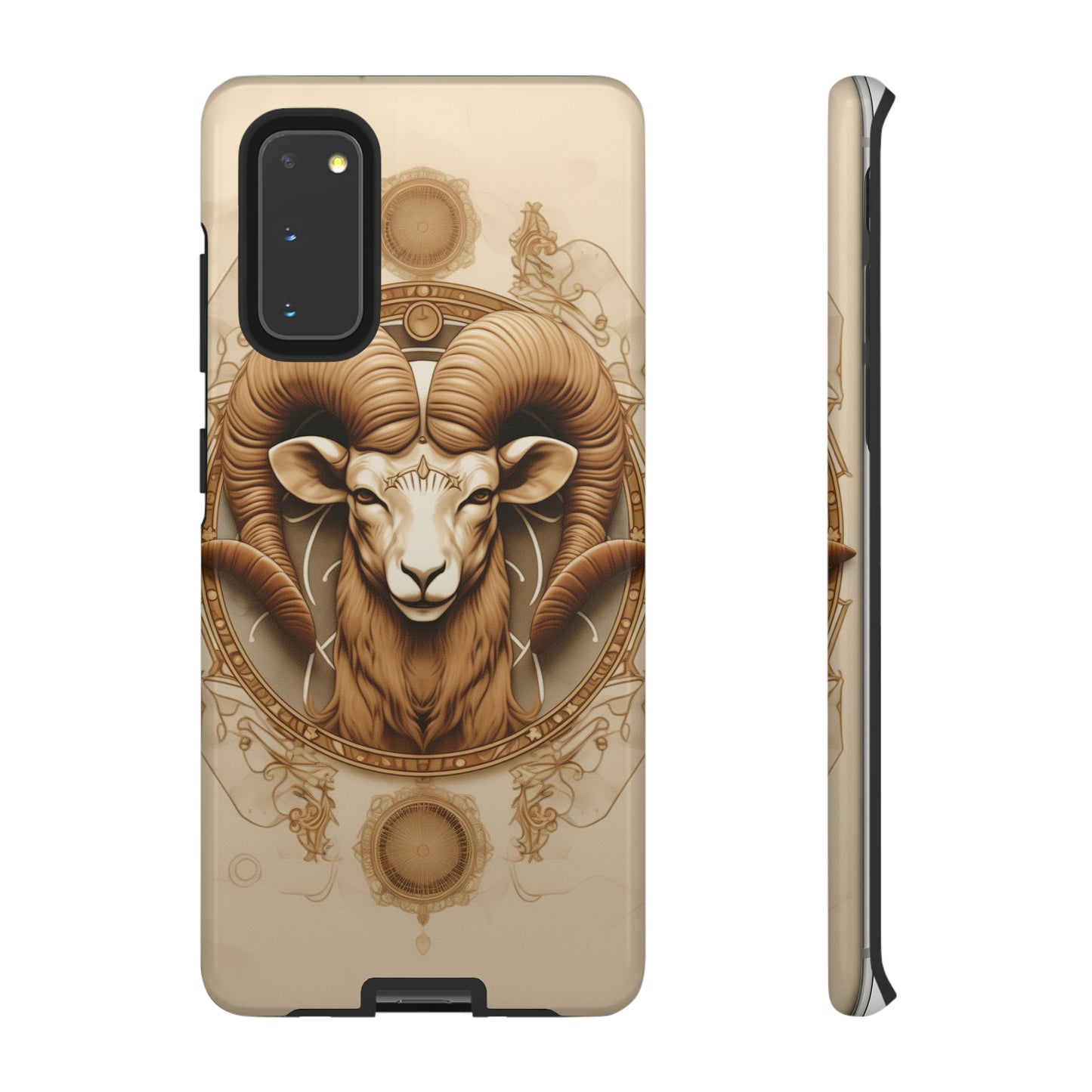 Aries Astrology Stained Glass Phone Case