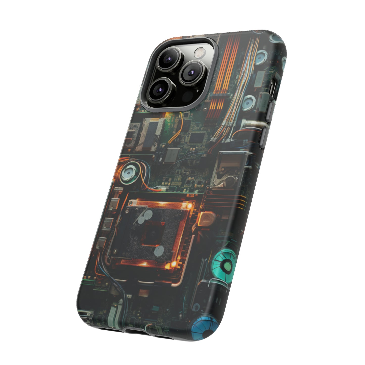 Circuit Board Themed Tough Phone Case