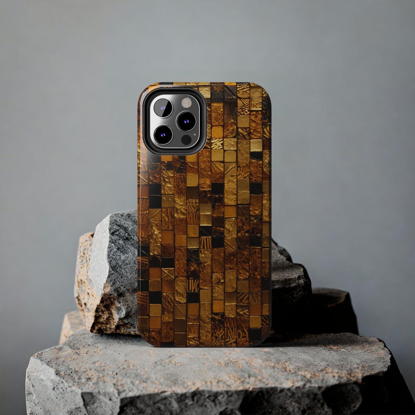 Golden Tile iPhone Case | Add Glamour and Elegance to Your Device