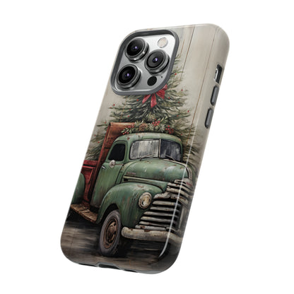 Christmas Pickup Truck Phone Case for iPhone