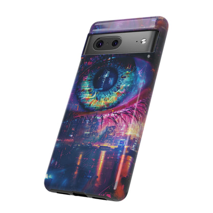 Eye of the Beholder Cyberpunk Art Phone Case