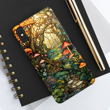 Magic Mushroom Boho Vibe iPhone Tough Case | Embrace the Enchantment of Nature with Durable Style