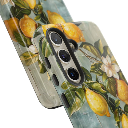 Mediterranean Lemon Tile Oil Painting iPhone 13 Case