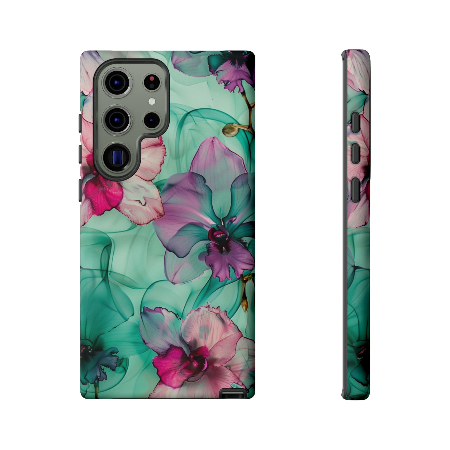 Watercolor Floral Orchids Phone Case