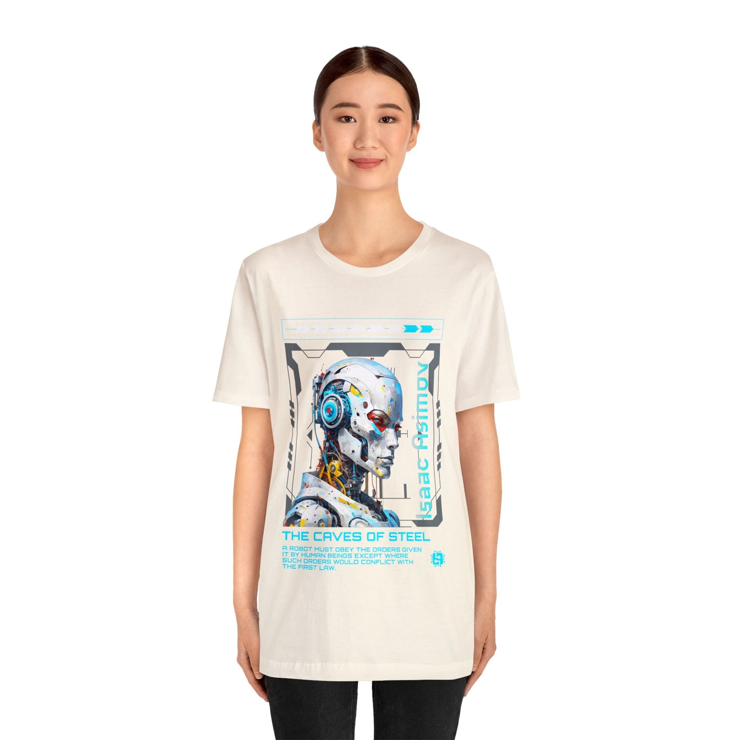 Isaac Asimov, The Caves of Steel Robot t-Shirt