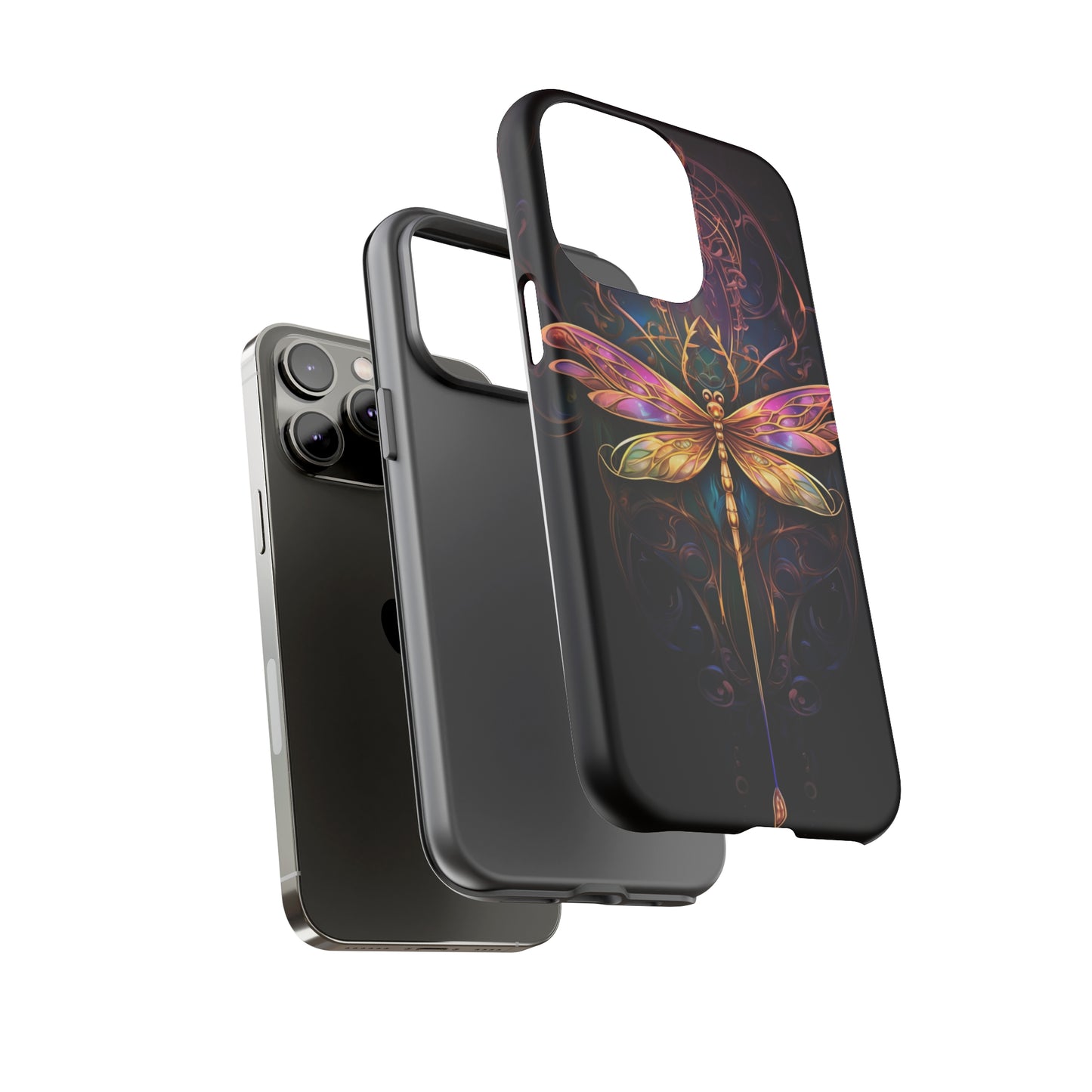 Art Nouveau Dragonfly - A Timeless Symbol of Elegance for Google Pixel, iPhone, and Samsung Cases