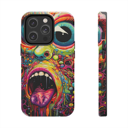 Trippy Hippie Acid Drop: Vibrant Swirls & Dazzling Colors | Tough iPhone Case