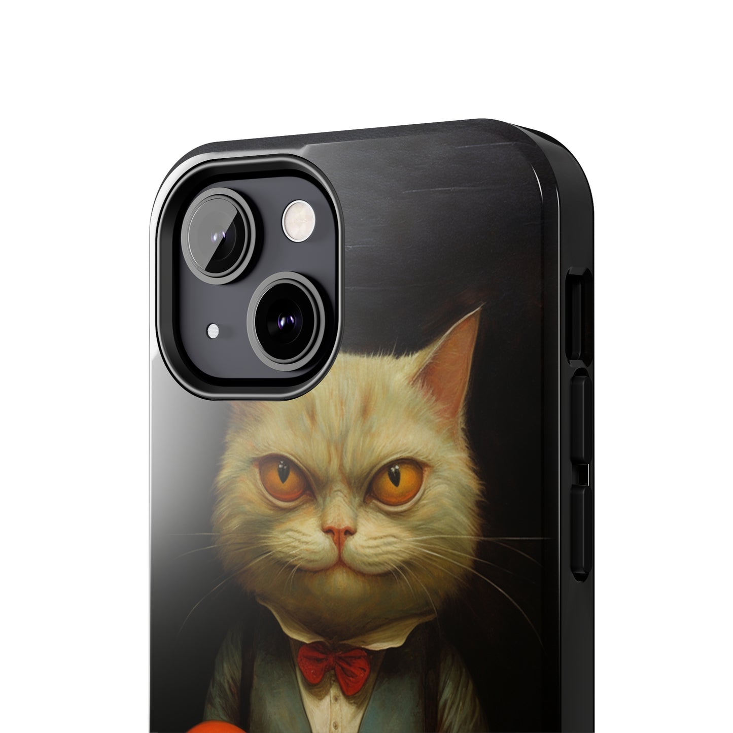 Creepy Spooky Halloween Cat iPhone Case | Dark Academia, Goth