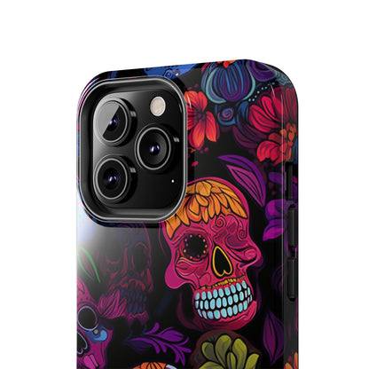 Sugar Skull iPhone Case | Day of the Dead Inspired Design for Halloween