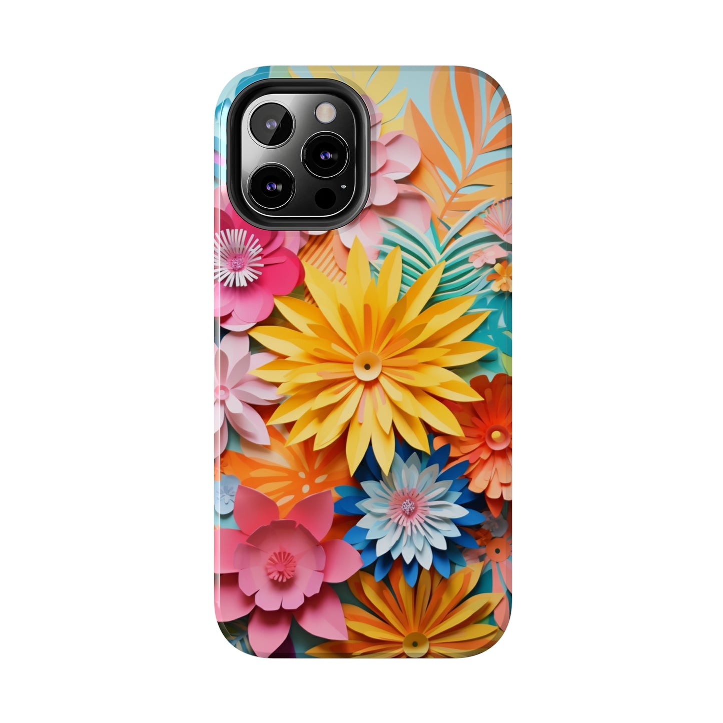 iPhone 12 Pro Max Artistry: Paper Floral Design – Crafted Elegance for iPhone 13 Pro and iPhone XR Enthusiasts