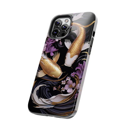 Graceful Flow: Koi Fish Inspired | Japanese Art Masterpiece iPhone Case