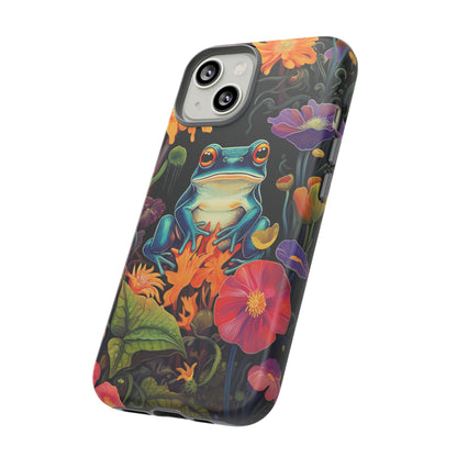 Floral Frogs Elegance Phone Case for Google Pixel, iPhone & Samsung Galaxy