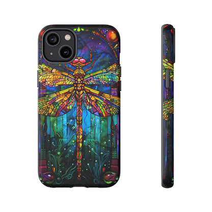 Art Deco Stained Glass Dragonfly Phone Cover