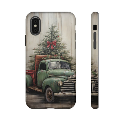 Christmas Pickup Truck Phone Case for iPhone