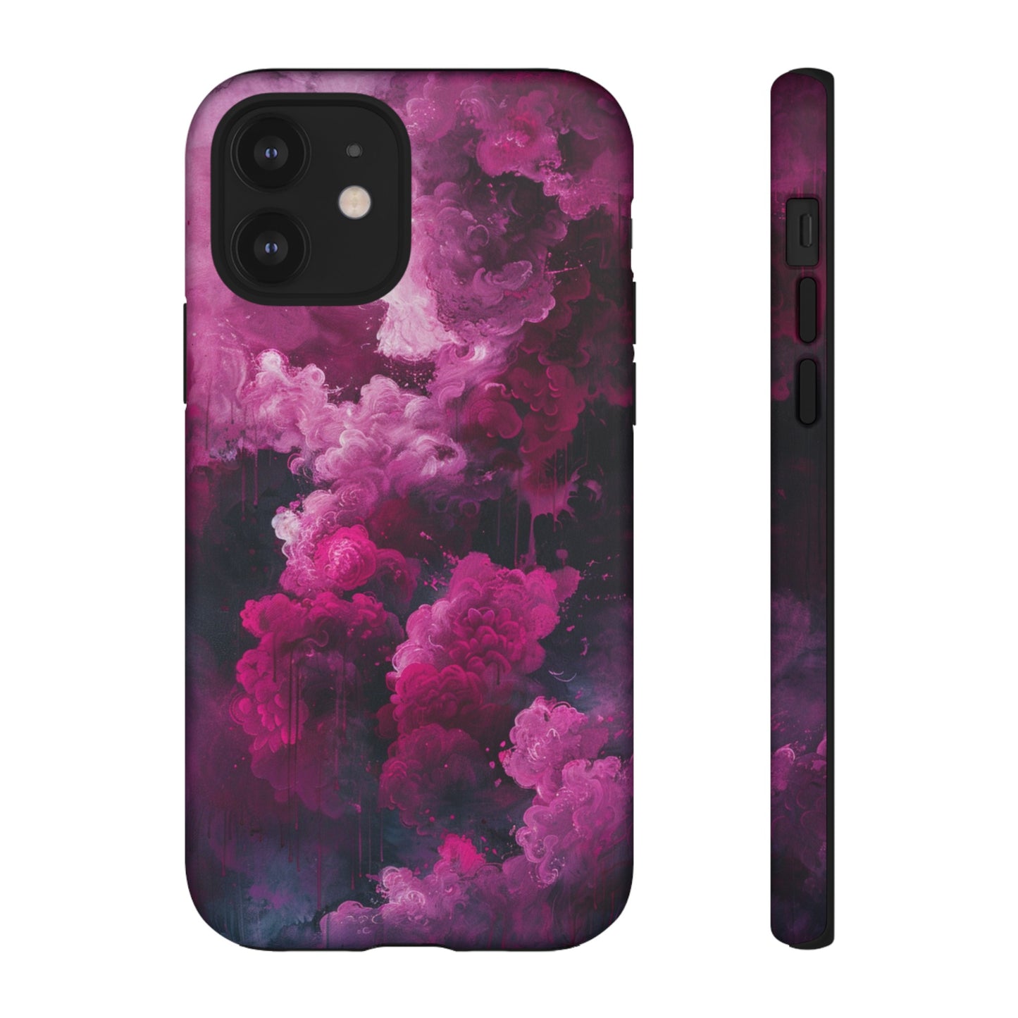 Magenta and Blue Color Explosion Phone Case