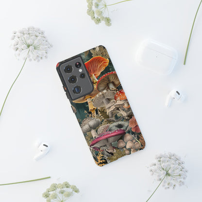 Vintage Illustration Mushroom Collage Phone Case