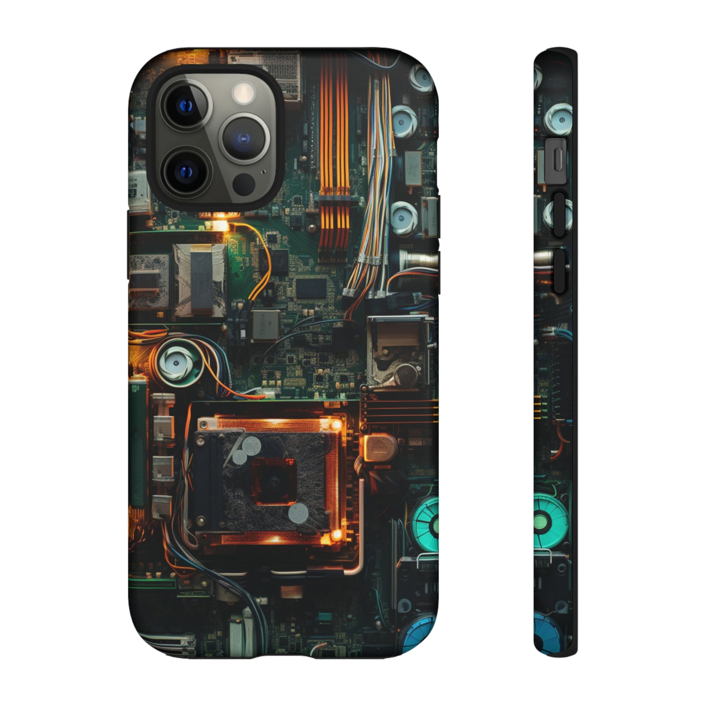 Circuit Board Themed Tough Phone Case