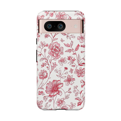 Pink Floral Wildflower Phone Case