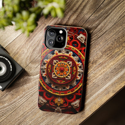 Mystical Visions: Psychedelic Tibet Mandala | Buddhist iPhone Case