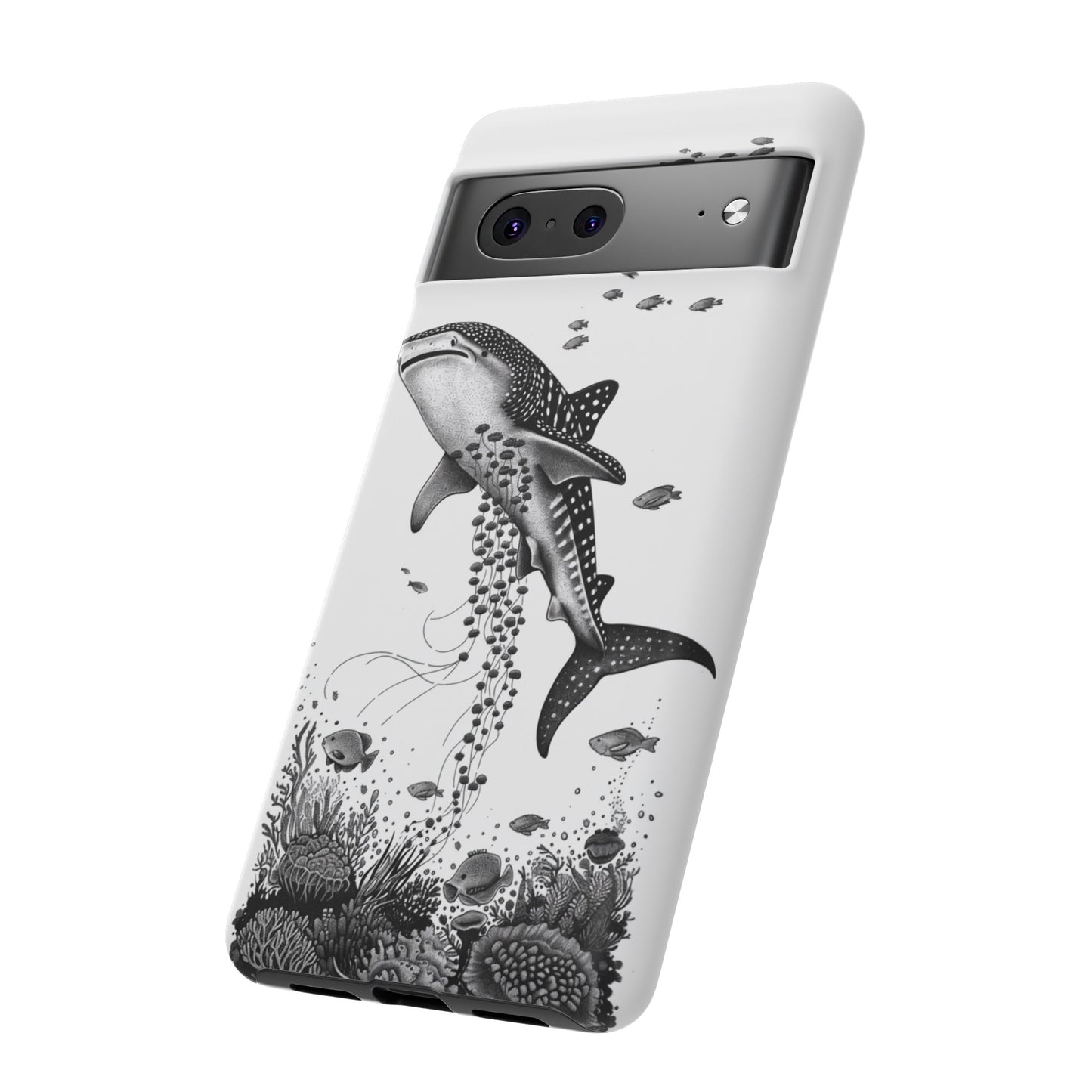 Whale Shark, Turtle, Manta Ray Phone Case