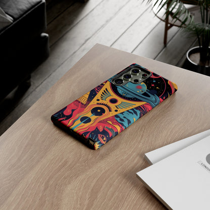 Cosmic Journey Space and Time Phone Case